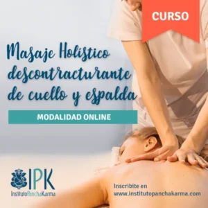 Masaje Holístico descontracturante de cuello y espalda